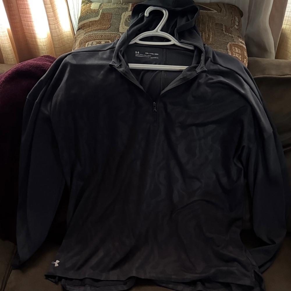 Under Armour Dark Gray Patterned Pullover - image 3